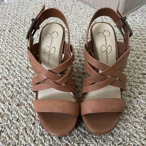 Tan wedges